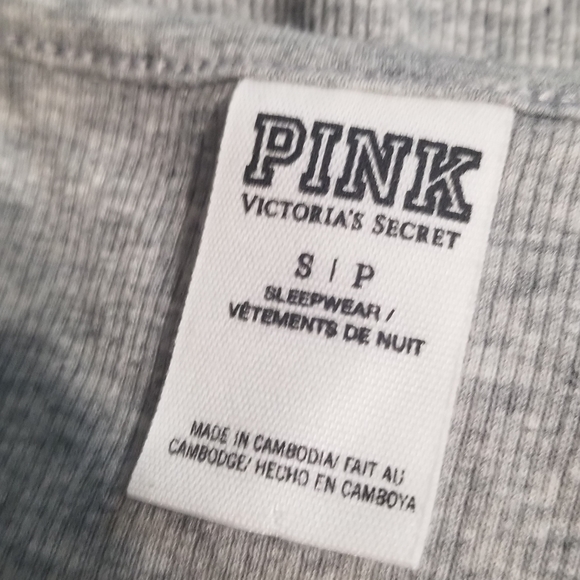 Victoria secret PINK grey tank top - Picture 3 of 3